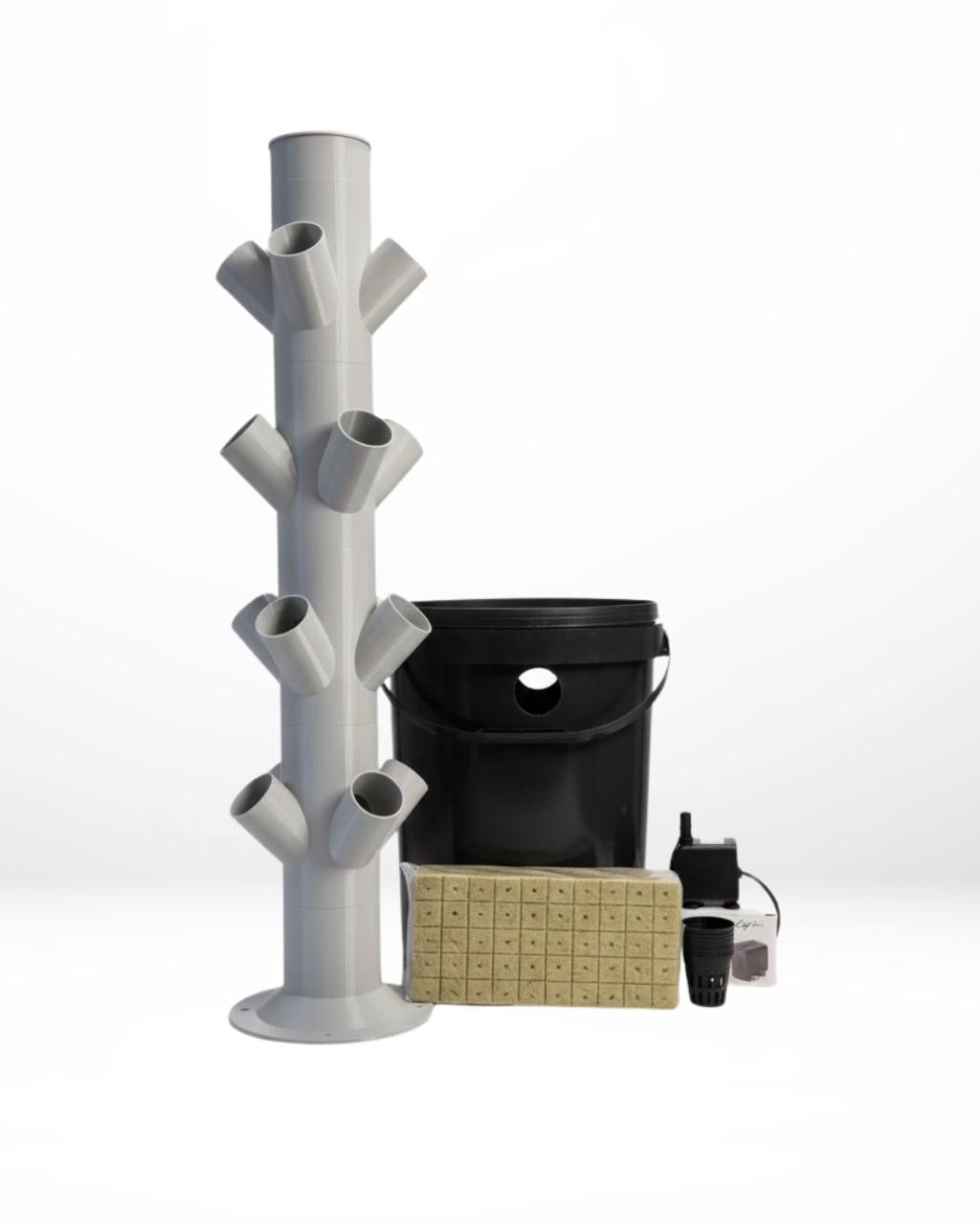 16-Plant Vertical Hydroponic Tower System