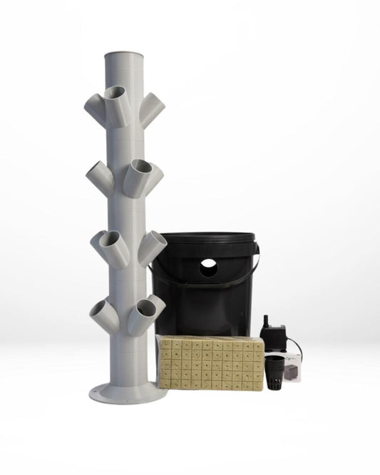 16-Plant Vertical Hydroponic Tower System