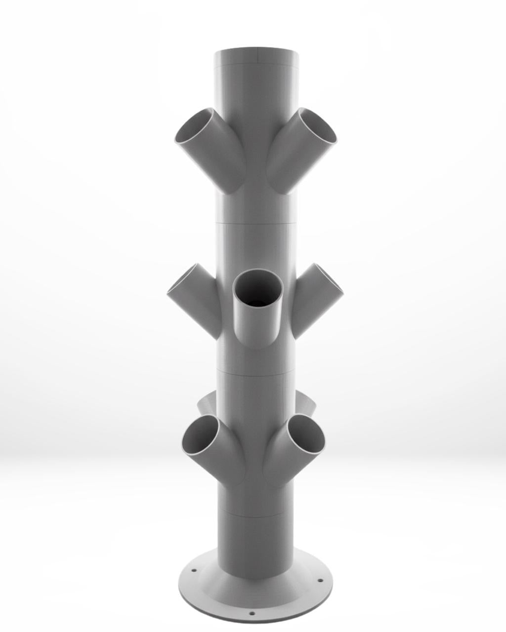 12-Plant Vertical Hydroponic Tower System