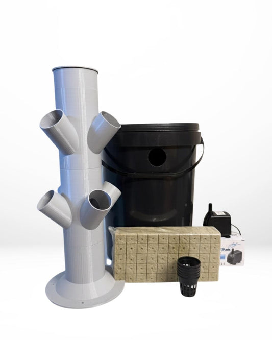 8-Plant Vertical Hydroponic Tower System