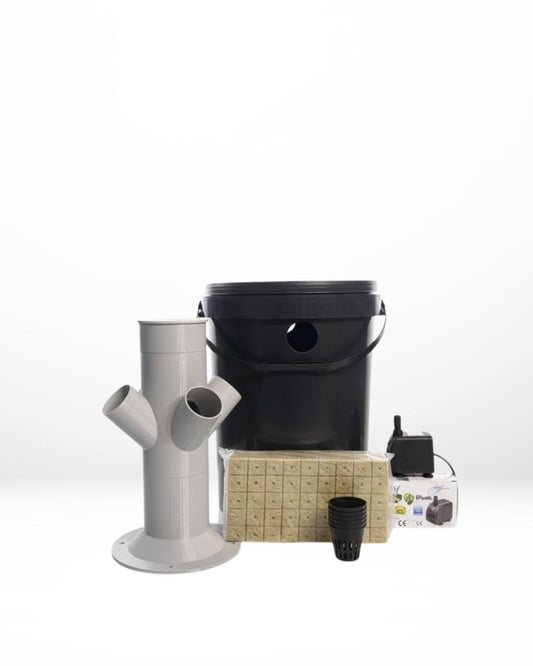 4-Plant Vertical Hydroponic Tower System