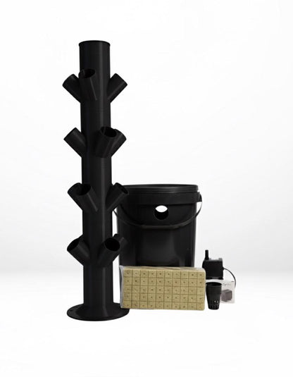 16-Plant Vertical Hydroponic Tower System