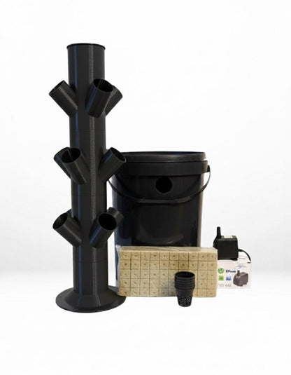 12-Plant Vertical Hydroponic Tower System